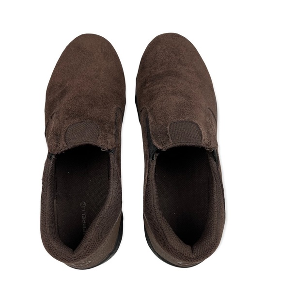 Merrell Men’s Novica slip on brown Moc shoes Size 7 - Picture 3 of 6